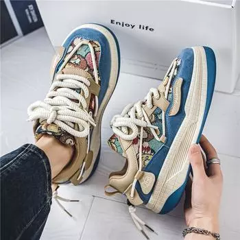 Internet Famous Men s Shoes 2024 Summer Trend Versatile Casual Niche Original Running Sports Thick Soled High Rise Trendy Shoes 39
