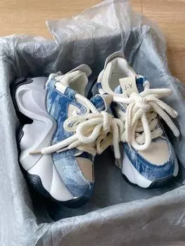 Internet Hot Thick Bottom Heavy Industry Dad Shoes Women s 2025 New Autumn over Best-Selling Sport Height Increasing 35