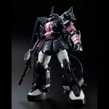 Интернет-магазин пластиковых моделей BANDAI RG Black Zaku II 1/144 MS-06R-1A Tri-Star (Эксклюзив для хобби)