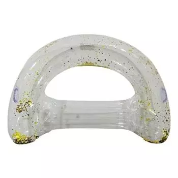 Internet New Adult Celebrity Sequin Inflatable Floating Recliner Drainage