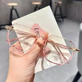 Интернет-очки для знаменитостей, женские очки Ins с ветровыми блестками, Джокер, прозрачная оправа, простые усовершенствованные антисиние очки, очки для близорукости. Blue light prevention