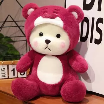Интернет-сенсация Douyin Teddy Bear Plush Toy - Милая кукла-медведь в подарок 28cm (0.2kg)