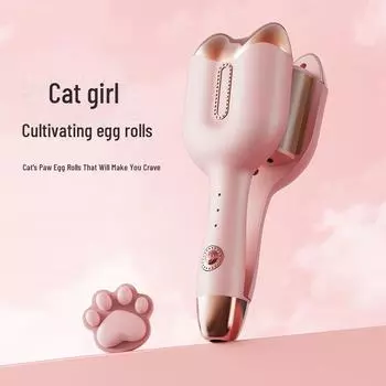 Интернет-знаменитость Кошачья лапка для завивки волос: Инструмент для создания волн и ухода за короткими волосами зелёный