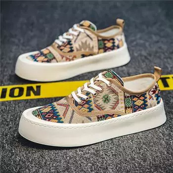 Интернет знаменитости популярная мужская обувь летняя дышащая тонкая однопедальная универсальная повседневная обувь для скейтбординга нишевая оригинальная спортивная парусиновая обувь 39