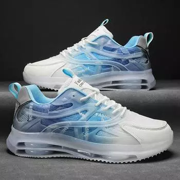 Интернет знаменитости популярная мужская обувь летняя дышащая сетка Путянь спортивная обувь мужчины и подростки воздушная подушка бег папа обувь увеличить 39