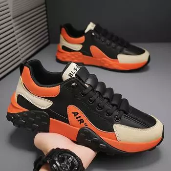 Интернет знаменитости популярная мужская обувь лето 2025 новая универсальная платформа Forrest Gump спортивная обувь для сноуборда мужская повседневная папина модная обувь 39 хаки