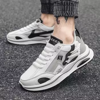 Интернет знаменитости популярная мужская обувь осень молодежная бег нескользящая одна педаль спортивная и досуг увеличение роста Форрест Гамп папа прилив обувь 39