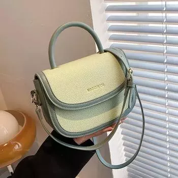 Интернет-знаменитости Популярная сумка 2022 Новая сумка через плечо Простая и модная сумка через плечо Текстура Весна/лето Маленькая квадратная сумка