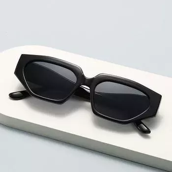 Интернет-знаменитости в одном стиле, солнцезащитные очки «кошачий глаз» для женщин, необычные индивидуальные модные солнцезащитные очки для вечеринок, очки в маленькой оправе