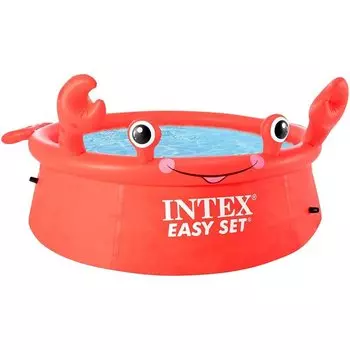 INTEX Большой бассейн Happy Club Easy Set Pool 183 x 38 см Японский 26100 Красный [Официальный продукт]