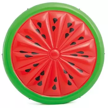 INTEX Надувной остров Арбуз 183 x 23 см 56283 Японский [Официальный продукт]