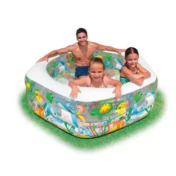 INTEX Pool Ocean Leaf Pool 191 x 178 x 61cm 56493 Japanese cannot be [Genuine Product] [Pattern specified]
