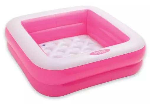 INTEX Pool Play Box Pool Pink 57100 85 x 85 x 23 cm
