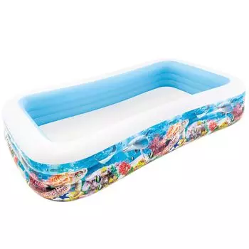 INTEX Семейный бассейн Swim Center Tropical Reef 305 x 183 x 56 см 58485 Японский [Оригинальный продукт] U-5307