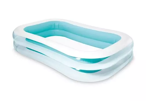 INTEX Swim Center Family Pool 262 x 175 x 56 cm 56483 Japanese [Genuine Product] светло-синий