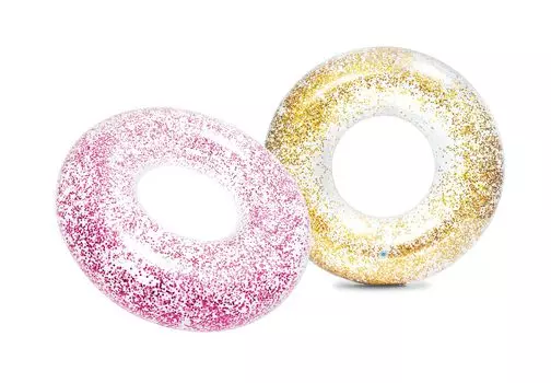 INTEX Transparent Glitter Tube 119cm 56274 cannot be Japanese Float, Diameter, (Color specified) [Official Product]