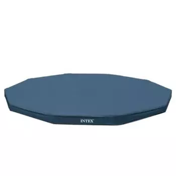 Intex Weather Cover For Round 12ft Frame Swimming Pools 28031 Blue Pvc Material