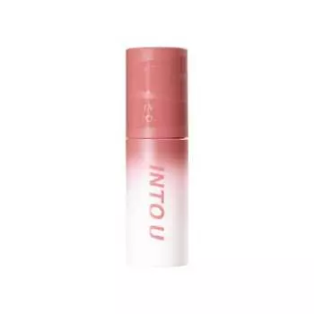 INTO U Super Matte Lip & Cheek Mud Увлажняющая грязевая помада для губ с ярким цветом, не выцветающая, популярная красная помада для губ, ограниченный новый цвет #EMJ02 Velvet Mood