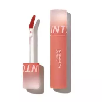 INTO U Tint Lip Condensed Fog Lip Matte Water Mud Lip Semi-Matte No Falling No Drying #C08 Addictive Pomegranate