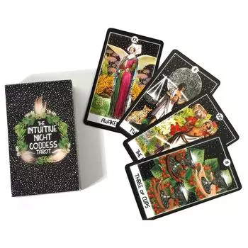Интуитивная Богиня Ночи Карты Таро Гадание Пророчество Колода Таро