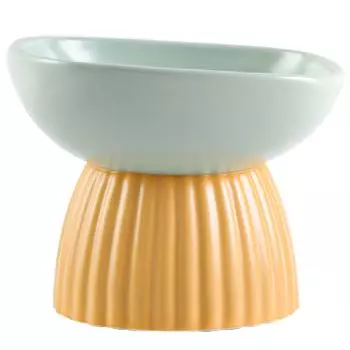 INUGOYA Cat защищает шейный отдел позвоночника. Легко для милых собак. Корм для домашних животных. Вода. Легко для кошек. Корм для кошек. Снижает стресс от еды. Посуда, керамика,