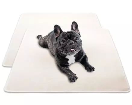 INULABO моющийся коврик для домашних животных Extra Large Pee Floor Pet полностью моющийся, для игры с собакой x 100 см, простыня, коврик, водонепроницаемый, защита, коврик, [Пусть сердце белый