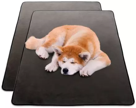 INULABO моющийся коврик для домашних животных Extra Large Pee Floor Pet полностью моющийся, с которым ваша собака может играть x 122 см простыни, коврика, водонепроницаемого, защитного, [Позвольте ему] (165 серый