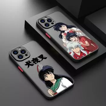 Inuyasha Sesshoumaru для Apple iPhone 15 14 13 12 Mini 11 XS XR X 8 7 Pro Max Plus TPU матовый полупрозрачный чехол для телефона iPhone 13 Pro