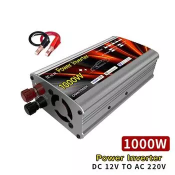 Inverter 12v 220v Solar Inverter 500W 1000W 1500W 2000W Portable Voltage Transformer Auto Charger Converter Car Power Inverter