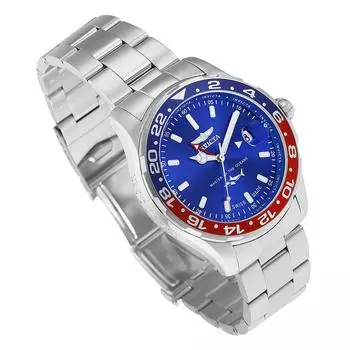 [Invicta] Часы 25820 Pro Diver 44 мм из нержавеющей стали с синим циферблатом 515.24H Quartz мужские серебристые [Товар]