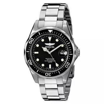 Invicta Pro Diver 200M Quartz Black Dial 8932 Мужские часы чёрный