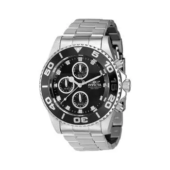 Invicta Pro Diver Chronograph Black Dial Quartz Divers 43405 200M Мужские часы