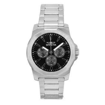 Invicta Speedway Нержавеющая сталь Черный циферблат Кварцевые 46842 Мужские часы