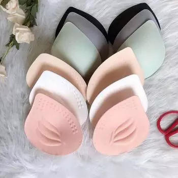 Invisible Body-fitted Chest Cups Removable Chest Pads Breast Insert Bra Pads Push Up Breast Pads XL серый