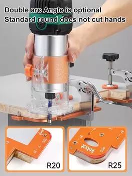 Невидимый шаблон для прорези врезной ручки, для шкафа, кухонной ручки, дверцы шкафа, ручка не требуется, инструмент для позиционирования прорези Other