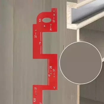 Invisible Embedded Handle Slotting Template, Wood Tool Home No Needed Slot