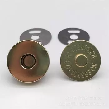 Invisible Magnetic Buckle, Bags, Luggage, Leather Goods, Hidden Buckle, Mother, Magnet Buckle, Coat, Metal Magnet Suction Buckle Gold * 22L = 14.0 MM