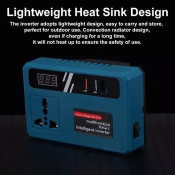 Инвертор мощности 120 Вт 18-21 В постоянного тока в 220 В переменного тока инвертор электрический инструмент