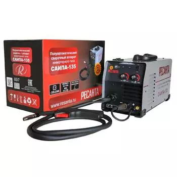 Инверторный сварочный полуавтомат Ресанта Сайпа-135