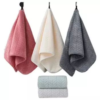 Inyahome Solid Hand Towel Hanging Loop Быстросохнущее и гладкое, мягкое и удобное, подходит для кухни и столовой Toallas 70x140cm 1pcs