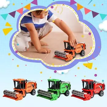 Инженерная игрушечная машина | Игрушки для предотвращения столкновений, Устойчивая к падениям модель комбайна, Детские игровые грузовики, Фрикционная сила One Size зелёный