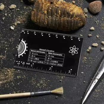 Инженерная линейка Карманный инженерный многофункциональный инструмент Сплав линейка DIY Проекты Транспортир Компас Технический гаджет