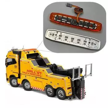 Инженерная сигнальная лампа для радиоуправляемого грузовика Tamiya 1/14 Volvo FH16 750 8X4 Heavy Erecker Truck 56362 PACKAGE