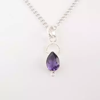 Iolite Gemstone 925 Sterling Silver Jewelry Handmade Pendant 1.40 Gift For Mom PP-12-3