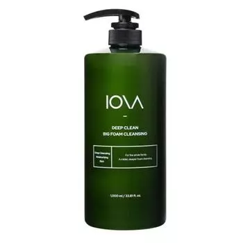 Iona Large Deep Clean Big Foam Cleansing, 1000мл, 1 Известная корейская косметика, популярные товары