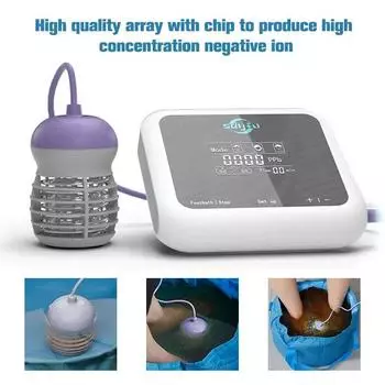 Ионная детокс-ванна для ног, массажер со складной ванной, электрическая гидромассажная ванна для ног, глубокое очищение тканей, вибрирующий гидромассаж EU Plug