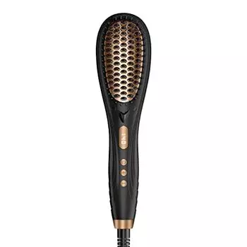 Ионная температура памяти Прямой нагрев мини-щетки температура быстрый обжиг блокировка температуры портативный утюжок для волос автоматическое отключение питания для 60 совместимый с