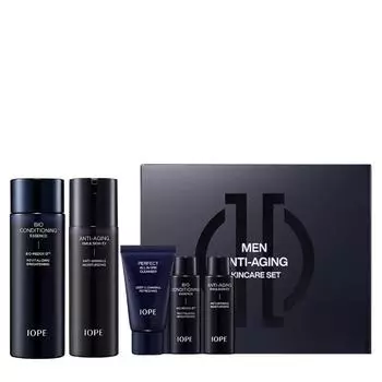 Iope Men Anti-Aging Skincare Set 5 items + RANDOM GIFT