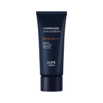 [IOPE MEN] Комплексный солнцезащитный крем SPF50+ PA++++ 50 г
