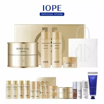 Iope NEW 6th generation Super Vital Cream Set (14 types for travel + hand cream) [Renewed products may be released]